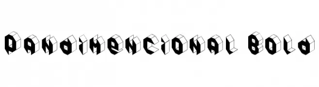 Pandimencional Bold  Fuentes Gratis Descargar