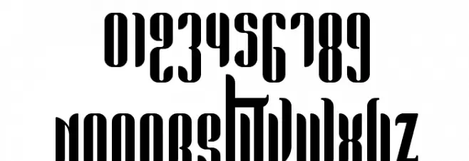 Pandora Bold Font OTHER CHARS