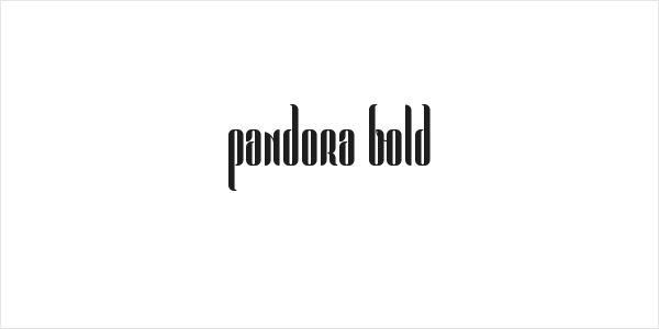 Pandora Bold Logo