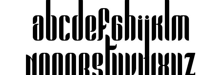 Pandora Bold Schriftart Kleinbuchstaben