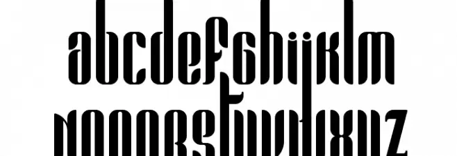 Pandora Bold Schriftart Kleinbuchstaben