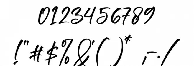 Pandora Rogtars Schriftart Anderer Schreiben