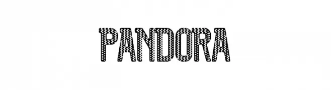 Pandora  Frei Schriftart Herunterladen