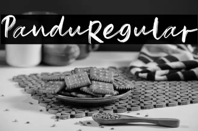 Pandu-Regular Font examples