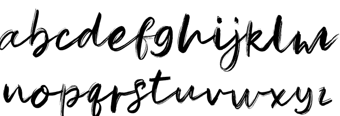 Pandu-Regular Font LOWERCASE