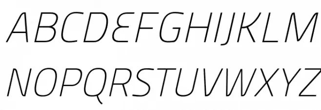 Panefresco 1wt Italic Polices MAJUSCULES