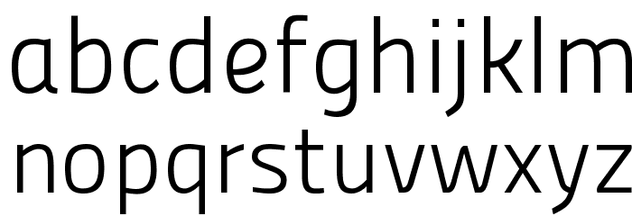 Panefresco 250wt Regular Font LOWERCASE