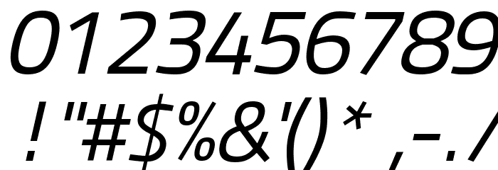 Panefresco 400wt Italic Font OTHER CHARS