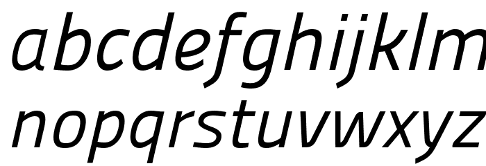 Panefresco 400wt Italic Font LOWERCASE