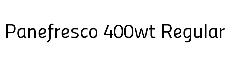 Panefresco 400wt Regular  नि: शुल्क फ़ॉन्ट्स डाउनलोड