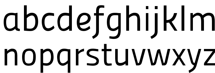 Panefresco 400wt Regular Font LOWERCASE