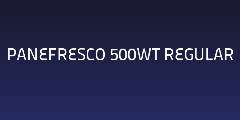 Panefresco 500wt Regular Social Header