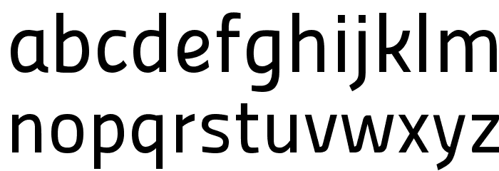 Panefresco 500wt Regular Font LOWERCASE