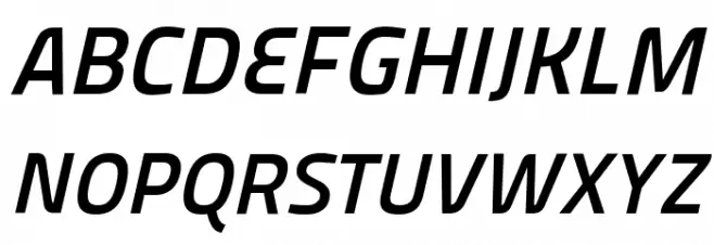 Panefresco 750wt Italic Polices MAJUSCULES