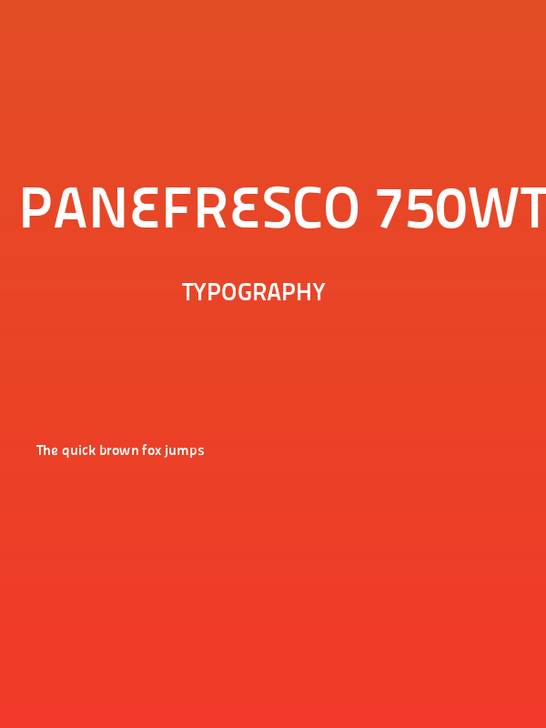 Panefresco 750wt Regular Poster