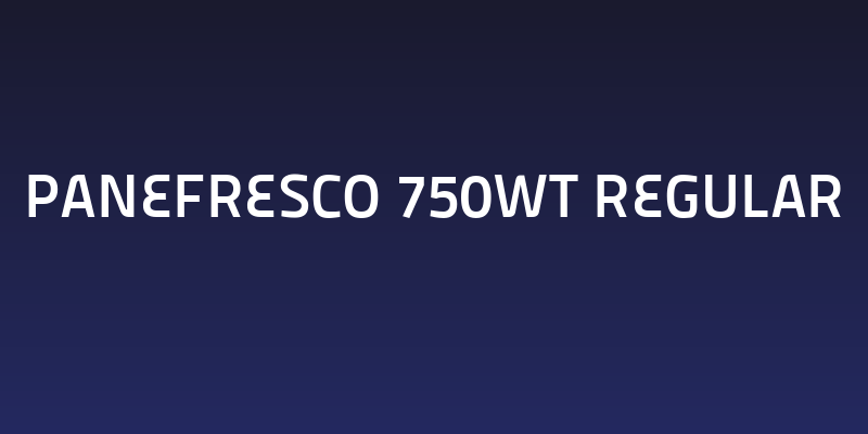Panefresco 750wt Regular Social Header