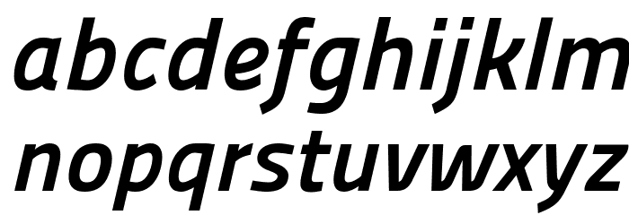 Panefresco 800wt Italic Font LOWERCASE