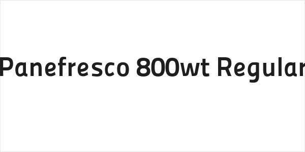 Panefresco 800wt Regular Logo