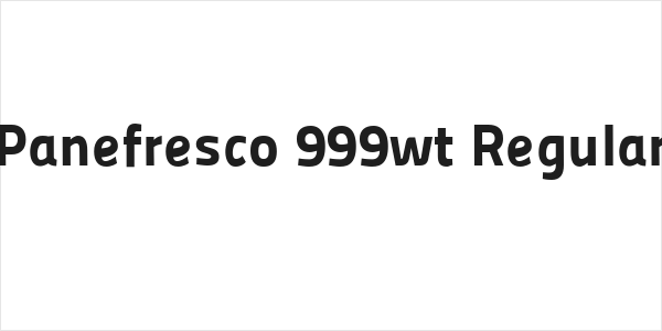 Panefresco 999wt Regular Logo