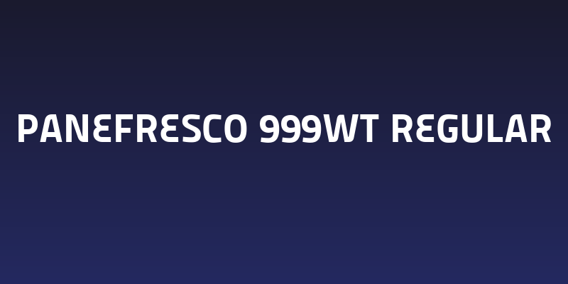 Panefresco 999wt Regular Social Header