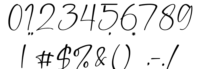 Panelines Font OTHER CHARS
