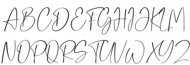 Panelines Schriftart Groß