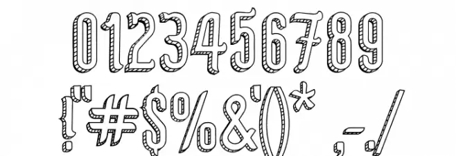 Panem et circenses Font OTHER CHARS