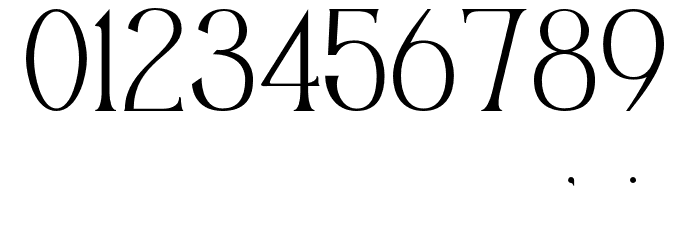 Panerah Font OTHER CHARS