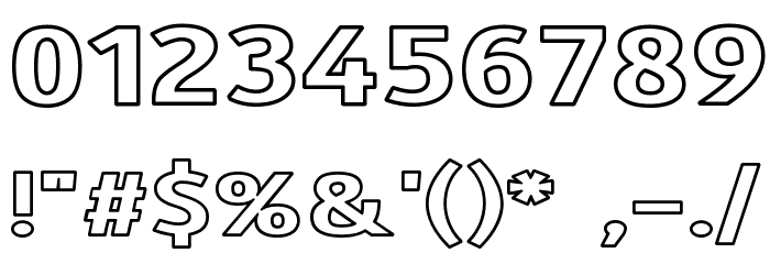 Paneuropa Bankette Font OTHER CHARS