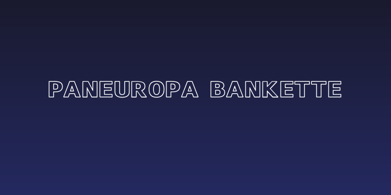 Paneuropa Bankette Social Header