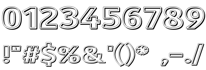 Paneuropa Crash barrier Black Font OTHER CHARS