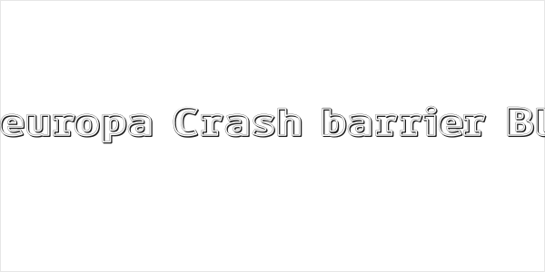 Paneuropa Crash barrier Black Logo