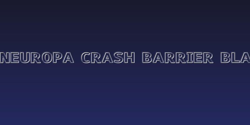Paneuropa Crash barrier Black Social Header