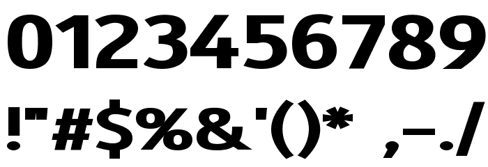 Paneuropa Freeway Font OTHER CHARS