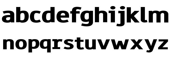 Paneuropa Freeway Font LOWERCASE