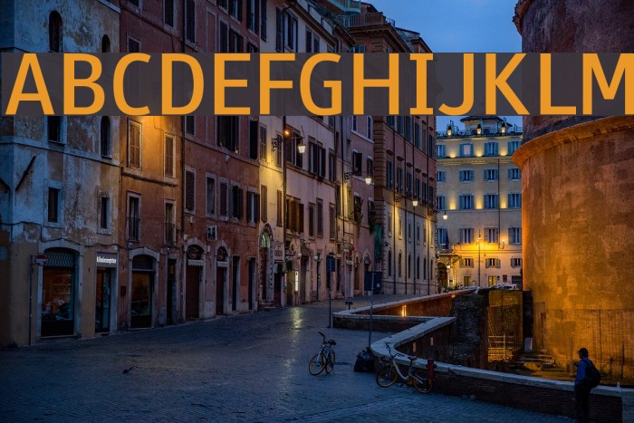 Paneuropa Road Font examples