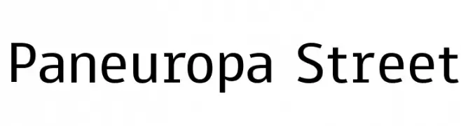 Paneuropa Street  Free Fonts Download