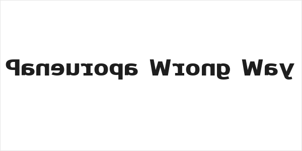 Paneuropa Wrong Way Logo