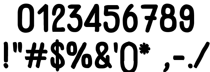 Panforte Condensed Bold Font OTHER CHARS