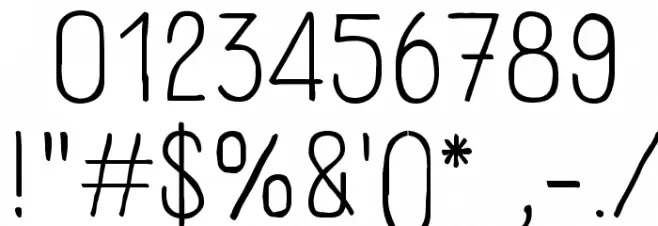 Panforte Condensed Light Font OTHER CHARS