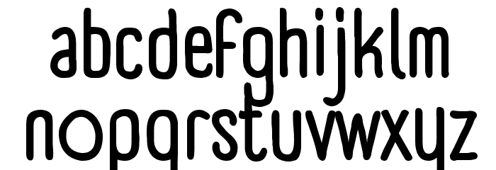 Panforte Condensed Regular Font LOWERCASE