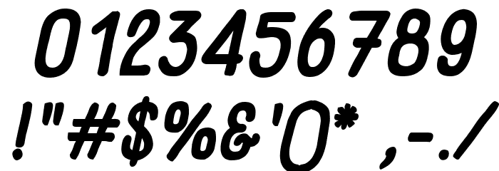 Panforte Pro Bold Italic Font OTHER CHARS