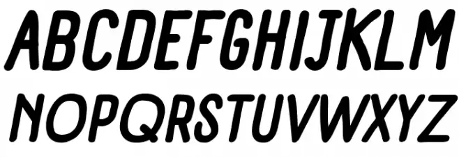 Panforte Pro Bold Italic Polices MAJUSCULES
