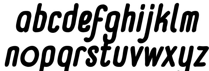 Panforte Pro Bold Italic Font LOWERCASE