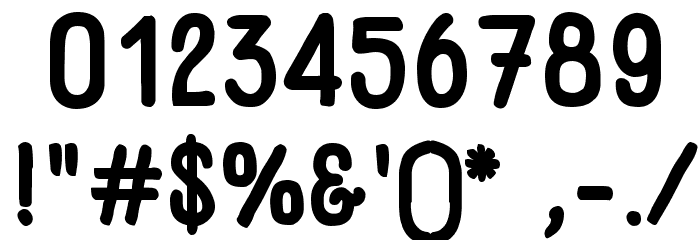 Panforte Pro Bold Font OTHER CHARS