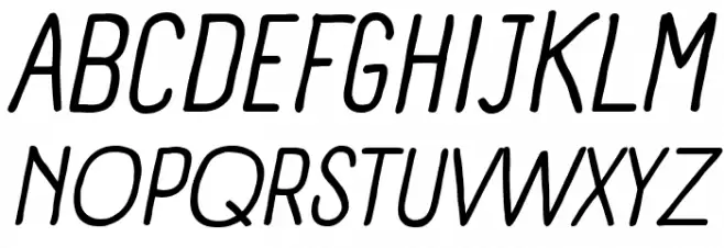 Panforte Pro Italic Fuentes MAYÚSCULAS