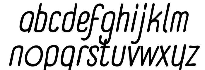 Panforte Pro Italic Font LOWERCASE