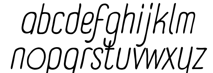 Panforte Pro Light Italic Fonte MINÚSCULAS