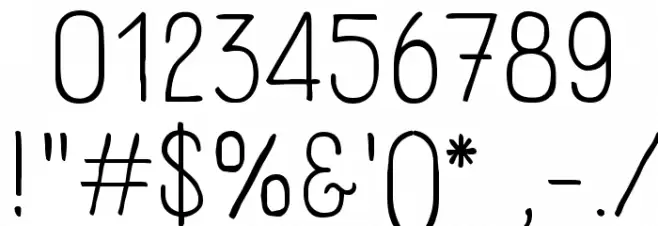 Panforte Pro Light Font OTHER CHARS