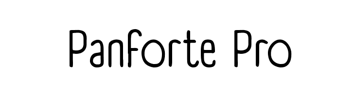 Panforte Pro Font